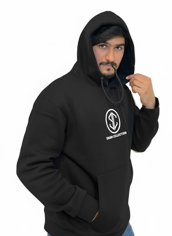 Premium BLACK Fleece Hoodie – Soft & Stylish