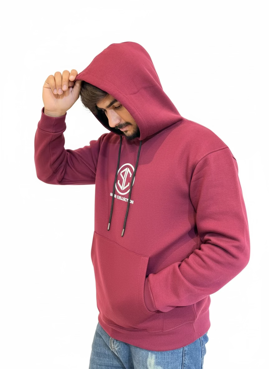 Premium MAROON Fleece Hoodie – Soft & Stylish