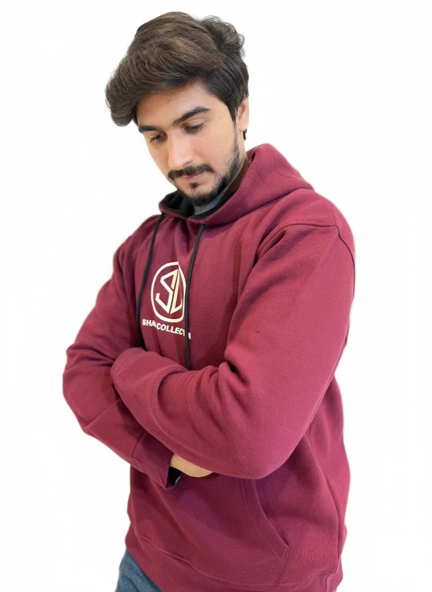Premium MAROON Fleece Hoodie – Soft & Stylish